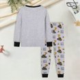 thumbnail image 5 of TOWED22 Toddler Baby Boy Fall Winter Clothes Embroidery/Print Long Sleeve Sweatshirt Pullover Tops + Pants Outfit Set Size:3-4 Y,Color:Yellow, 5 of 5
