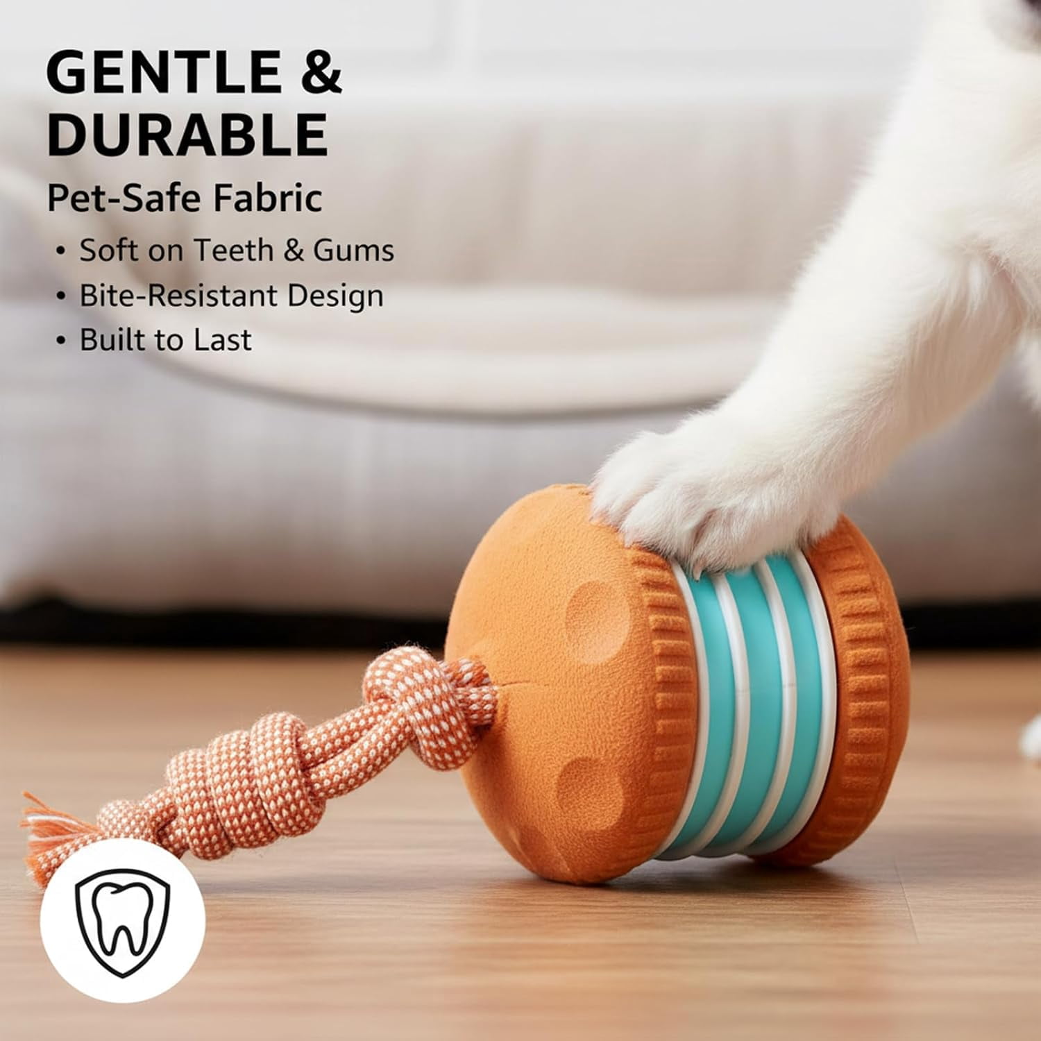 2026 New Interactive Smart Rolling Pet Ball – Motion-Activated Squeaky Chase Toy for Small, Medium & Large Dogs