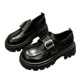thumbnail image 2 of OKBOP Womens Round Toe Loafers Comfortable Buckle Strap Thick Sole Casual Dress Work Shoes, 2 of 5