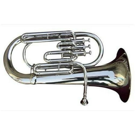 SUPERB**Best Deal! Brand New Silver Bb Euphonium With Free Hard Case  Mouthpiece