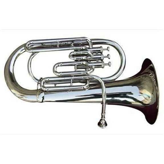 SUPERB**Best Deal! Brand New Silver Bb Euphonium With Free Hard Case  Mouthpiece