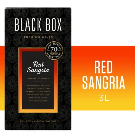 Black Box Red Sangria, Red Wine, 3 L Box