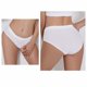 thumbnail image 3 of Gibobby Pantaletas para mujer Bragas de mujer Bragas de algodón Braguitas de mujer Conjunto de bikini acanalado de moda(Blanco,M), 3 of 3
