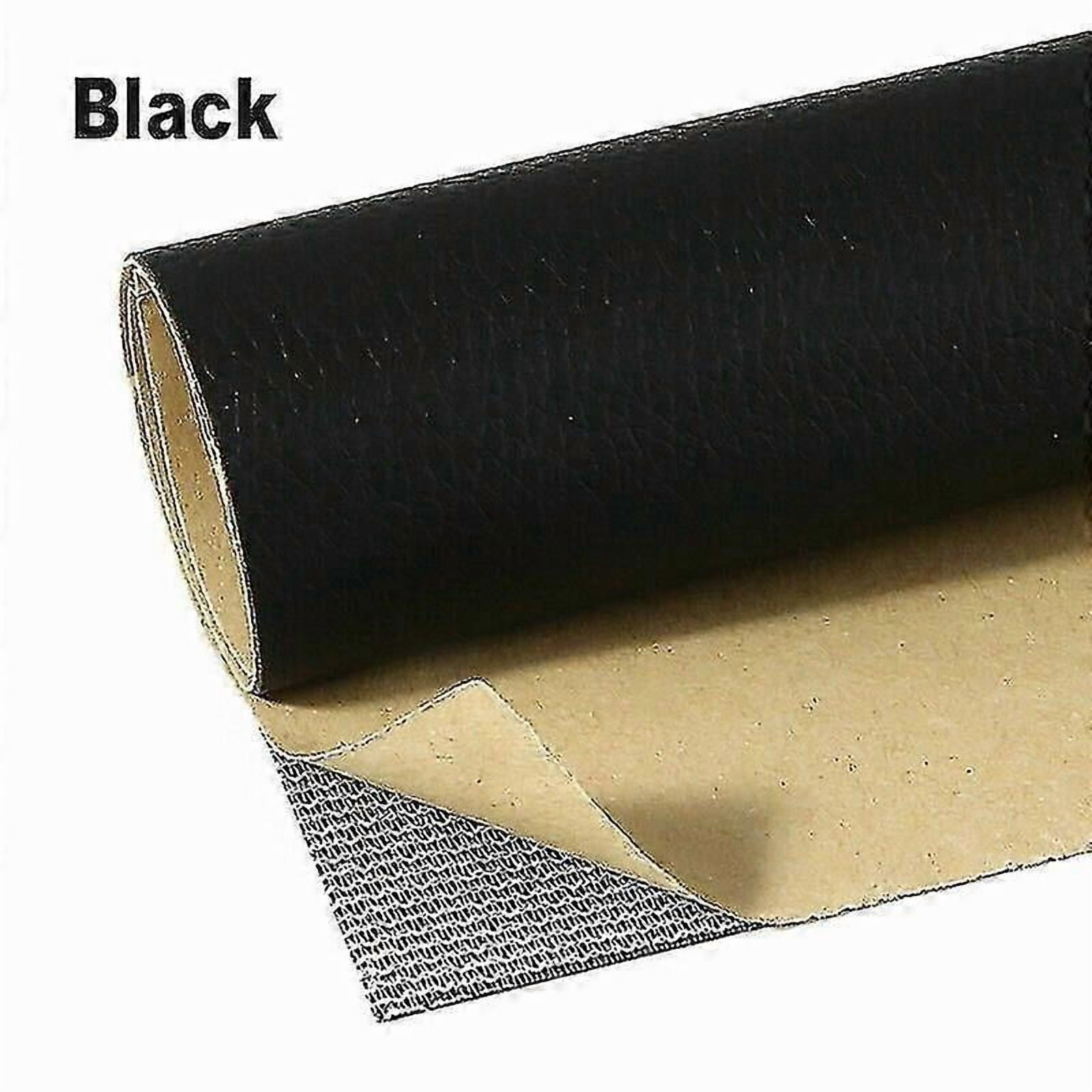 Self Adhesive Leather Repair Patch Couch Sofa Car Seat Chair Renovation Sticker 25x30cm Black