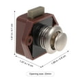 Push Button Latch Cupboard Latch Lock Plating Drawer Latch Lock