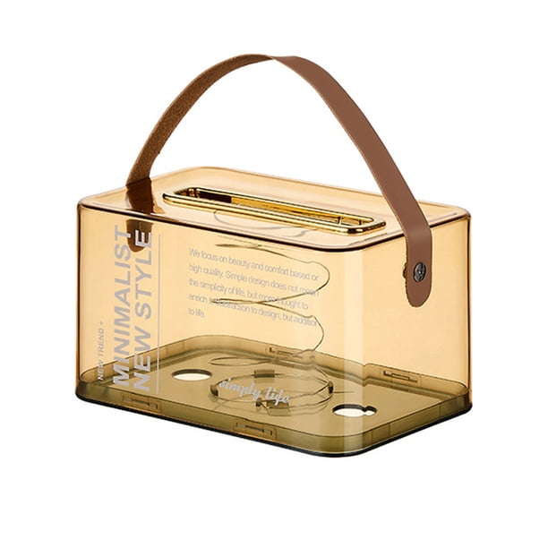 Caja de pañuelos, caja decorativa para almacenamiento de servilletas, soporte para pañuelos faciales para tocador, baño, dormitorio, hogar