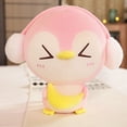 thumbnail image 1 of Heart-Beating Penguin Plush Toy Pink 20cm, 1 of 1