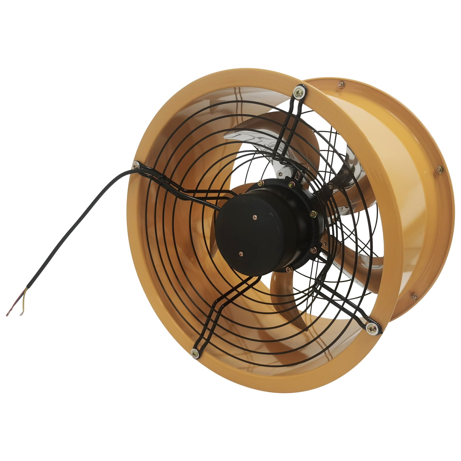 16" Cylinder Explosion Proof Axial Pipe Fan Wall Mounted Ventilator for Kitchen Warehouse 220V