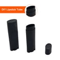 thumbnail image 4 of 5ml Lip Balm Empty Container Tubes Plastic Oval Deodorant Mini Containers Black 30Pcs, 4 of 4