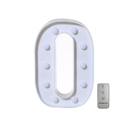 

iOPQO led lights for bedroom Remote control Alphabet Letter Lights LED Light Up White Letters Stand A led lights