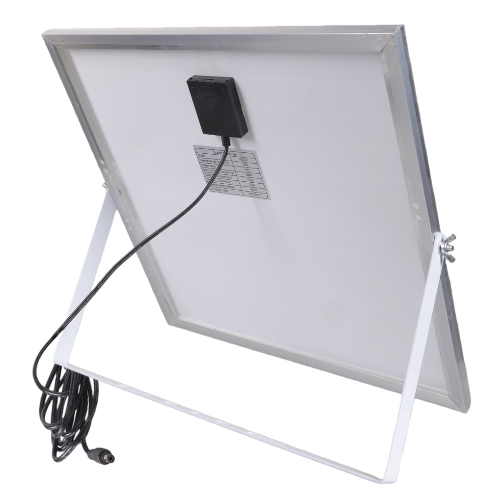 Aluminum Frame 12V 20W Monocrystalline Solars Panels For Roof Vents And Outdoor Lighting