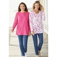 thumbnail image 5 of Woman Within Plus Size Perfect Long-Sleeve Crewneck Tee (Petite Available), 5 of 5