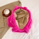 thumbnail image 2 of Bolso Hombro Felpa para Mujer Mano Peludo Informal Compras Suave (rosa) Rojo, 2 of 8