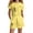 11#Yellow1510, variant on Shinyii Girls Summer Outfits Dandelion Print Short Sleeve T-Shirt Shorts Set, Sizes 3-14
