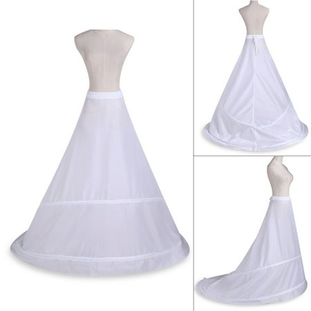 

Ssxinyu 2 Hoops Petticoat Bustle Trailing Pannier for Wedding Prom Dancing Dress
