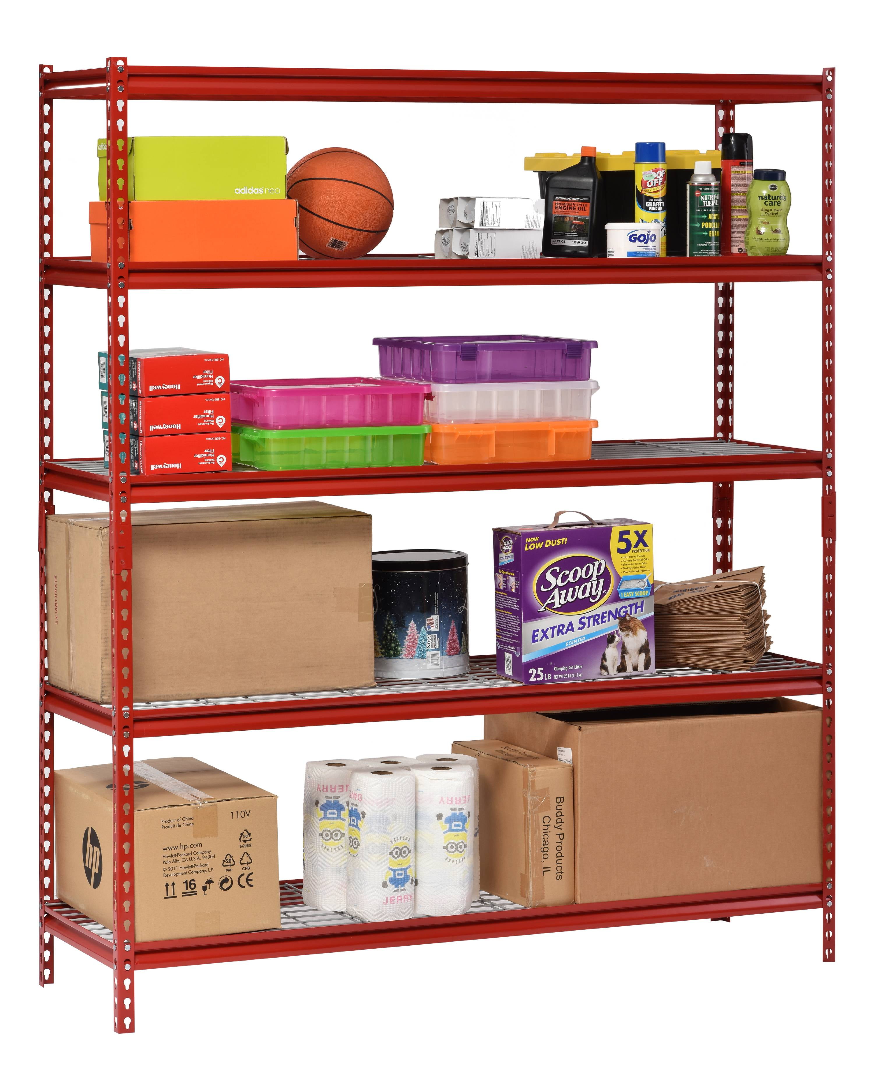Muscle Rack 5-Shelf Steel Shelving Unit – Heavy Duty Storage