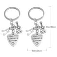 thumbnail image 2 of 2 Pcs Zinc Alloy Creative Bag Pendants Multipurpose Key Chains (Silver), 2 of 8