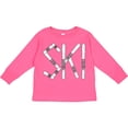 thumbnail image 3 of Inktastic Ski Rough Text Dark Boys Long Sleeve Toddler T-Shirt, 3 of 5