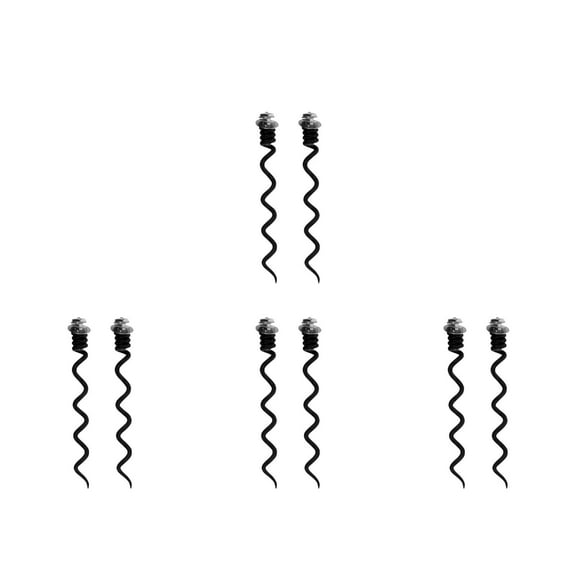 Worgeous 8 Pcs Corkscrew Extra Spiral Replacement Wine Opener Spiral Bit Wine Opener Spiral Part Wine Opener Corkscrew Spiral Bottle Cork Removal Spiral