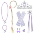 thumbnail image 5 of HAWEE Princess Costume for Girls Halloween Fancy Party Cosplay Dress Up Purple Princess Dress 2-10Y, 5 of 5