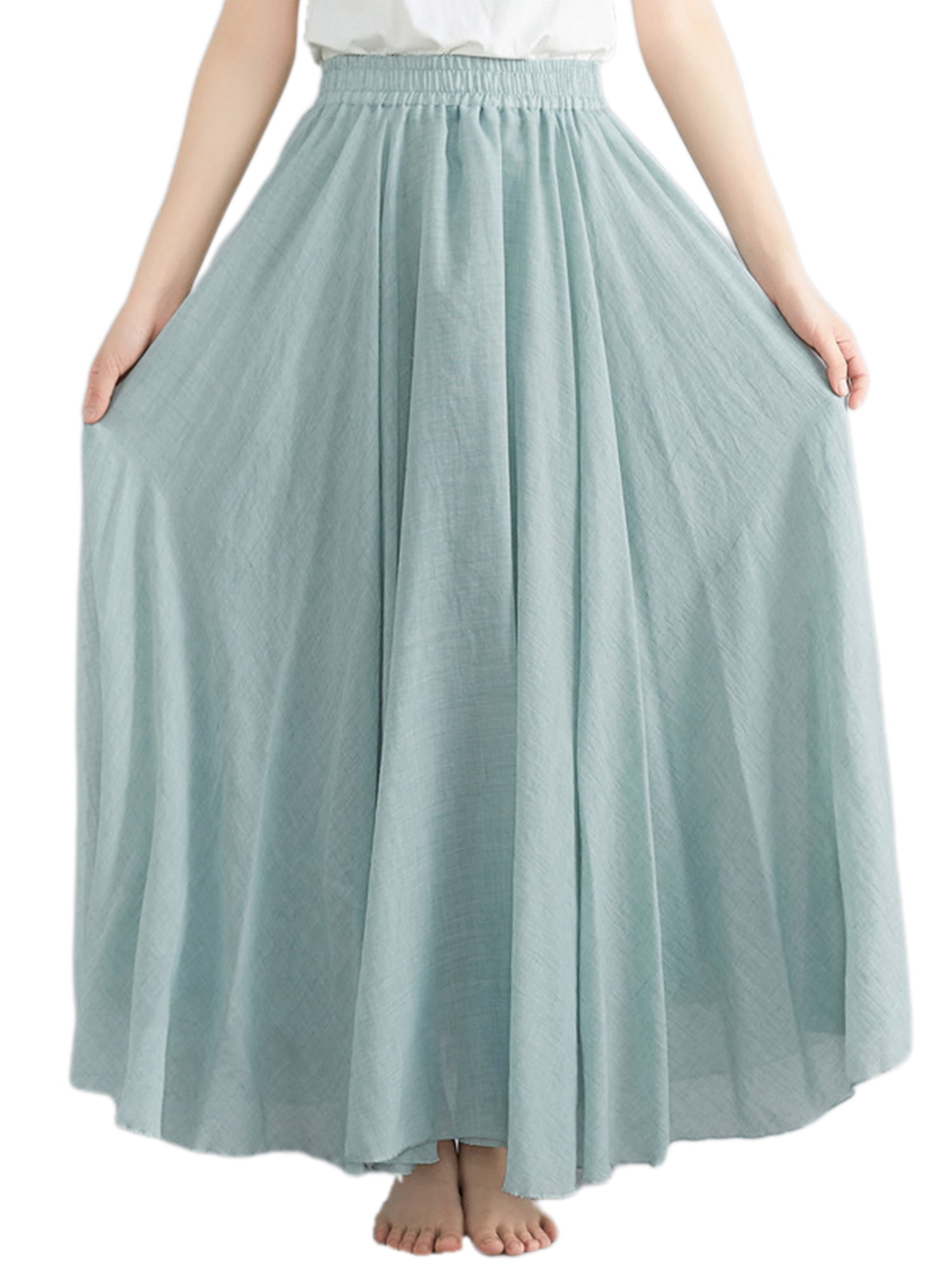 flowy maxi skirt