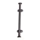 thumbnail image 5 of Manija de Puerta Decorativa Yuarrent Negra Gruesa Fácil de Instalar Fuerte Resistencia a la Corrosión Metal Único L 7867 2Conjunto, 5 of 6