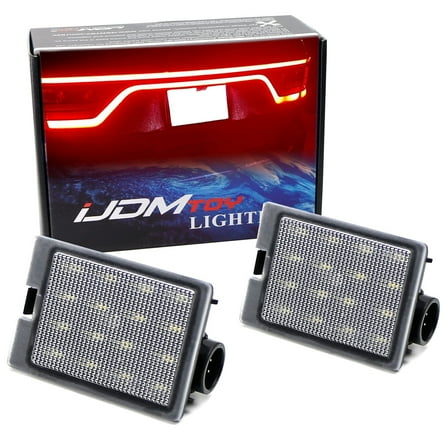 OEM-Fit 18-SMD Full LED License Plate Light Kit For 2014-up Dodge Durango, Powered by Xenon White LED Diodes