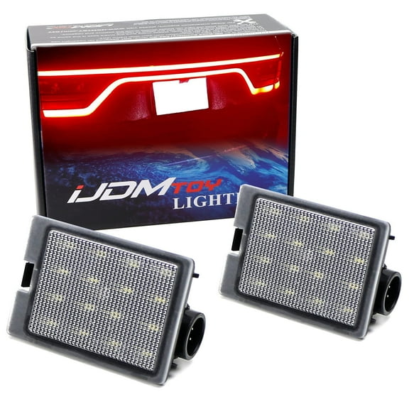 OEM-Fit 18-SMD Full LED License Plate Light Kit For 2014-up Dodge Durango, Powered by Xenon White LED Diodes