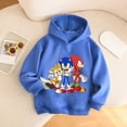 thumbnail image 2 of Sudadera con capucha de Sonics con figura de juego, sudadera con estampado de dibujos animados, manga larga, holgada, hombros caídos, estilo otoñal, regalo de cumpleaños, 2 of 5