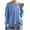 Light Blue, variant on ZVNAΖH Womens T Shirts Women's Loose Fit T Shirts Cotton Casual Crew Neck Long Sleeve Tops