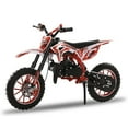 thumbnail image 6 of 49cc 2-Stroke Kids Dirt Bike, Gas Power Motocross, Off Road Mini Motorcycle, Pocket Motorbike with Front Rear Disc Brakes, Racing Max Speed 40KM/H (Red), 6 of 10