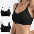 thumbnail image 3 of Gytharion Women's Wireless Bras Solid Color Smooth Cups Wide Straps Sports Bras Flexible Support Everyday Seamless Bras, 3 of 6