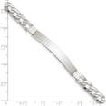 thumbnail image 3 of Sterling Silver Fancy Id Link Bracelet (7 X 6) Made In Mexico qid17-7, 3 of 5