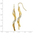 thumbnail image 4 of 14K Yellow Gold Earring Drop & Dangle Women'S 60 mm 4, 4 of 4