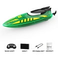 thumbnail image 3 of Remote Control Boat,Double Sided Stunt Racing RC Boat with Light for Pools & Lakes, 3 of 7