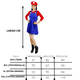 thumbnail image 2 of Disfraz Vestido Overol Mario Plomero Rojo para Adulto Dama Talla Standard, 2 of 6