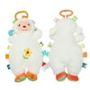 Baby plush rattle with BB device Lamb hedgehog appease doll Baby doll accompanying toy