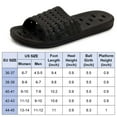 thumbnail image 4 of LAVA Women Men Shower Shoes Quick Drying Non Slip Bath Slippers Shower Sandals with Drain Holes Light Blue, 4 of 10
