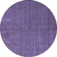 thumbnail image 1 of Ahgly Company Indoor Round Abstract Blue Modern Area Rugs, 3' Round, 1 of 4