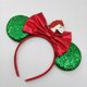 thumbnail image 3 of Diadema navideña con astas de reno, clips, sombreros de Papá Noel, 3 of 4