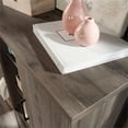 thumbnail image 4 of Pemberly Row Engineered Wood Armoire with Sliding Door in Pebble Pine, 4 of 19
