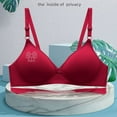 thumbnail image 2 of ZKCCNUK Plus Size Bras for Women Soild Wire Underwear Bra Everyday Small Cup Underwear Everyday Bras Size S-2XL, 2 of 5
