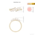 thumbnail image 5 of Angara Seed Freshwater Cultured Pearl Bypass Ring in 14K Yellow Gold for Women | June Birthstone Jewelry for Her, 5 of 8
