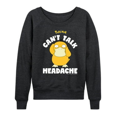 Pokémon - Psyduck Headache - Women's Lightweight French Terry Long Sleeve Shirt