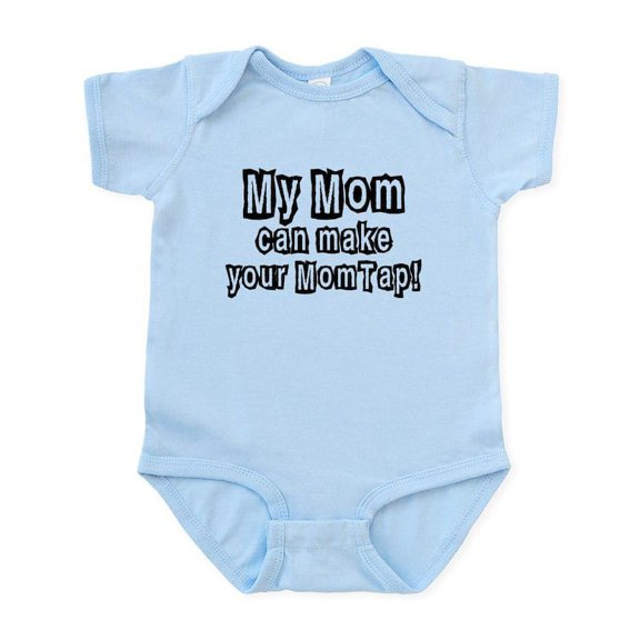 CafePress - New My Mom Can Make Your Mom Infant Bodysuit - Baby Light Bodysuit, Size Newborn - 24 Months