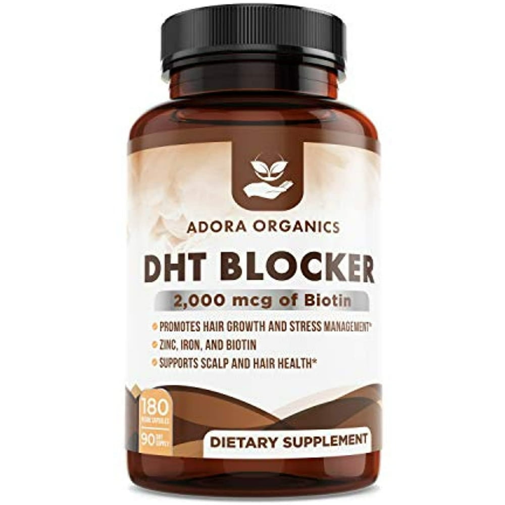 Adora Organics DHT Blocker Promotes Hair Growth and Stress Management