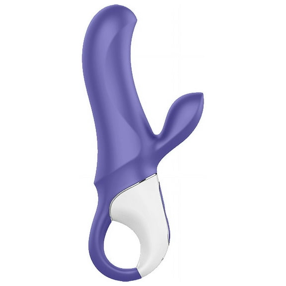 Satisfyer Magic Bunny Rabbit Vibrator - Compact G-Spot and Clitoris Stimulator, 12 Vibration Programs, Retaining Ring - Portable, Soft Silicone, Waterproof, Rechargeable