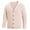 Pink, variant on ZCFZJW Mens Classic Fit Cardigan Sweaters Loose Regular Fit Casual Elasticity Long Sleeve Basic Button Down V Neck Cable Knitted Sweater Tops Black M