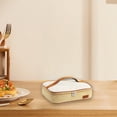 thumbnail image 5 of Fnochy Back to School Insulated Casserole Carrier, Insulated Casserole Carry Bag for Hot or Cold Food, for Travel/Picnic/Party, Beige Single Layer, Durable Cloth with Zip Pockets, Leak-Proof, 5 of 6