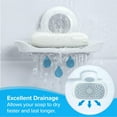 thumbnail image 6 of SlipX Solutions Patented Power Lock Suction Cup Soap Saver, Wall Mounted, White, 6 of 7